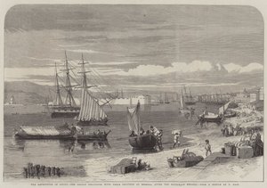 La rivoluzione in Sicilia, il popolo che ritorna con i propri beni a Messina, dopo la battaglia di Melazzo